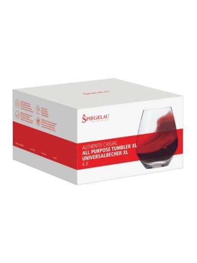 Spiegelau Authentis All Purpose Tumbler XL (Set of 4)
