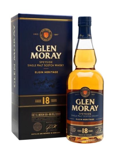 Glen Moray Elgin Heritage 18 Year Old Single Malt Scotch Whisky 70cl