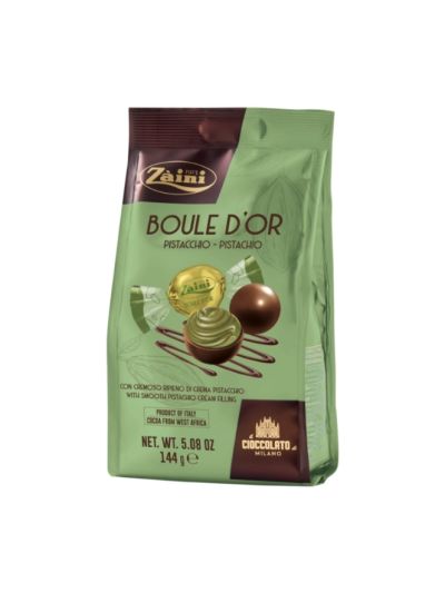 Zaini Boule d’Or Pistachio Cream-Filled Chocolates 144g