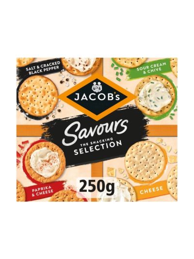 Jacob’s Savoury Assorted Biscuits 250g
