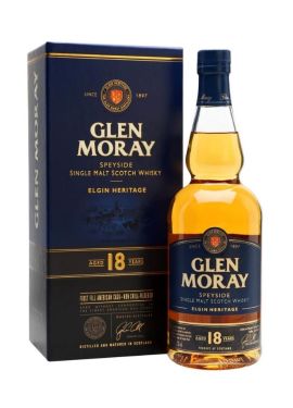 Glen Moray Elgin Heritage 18 Year Old Single Malt Scotch Whisky 70cl