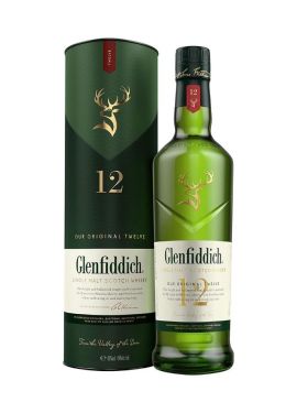 Glenfiddich 12 Year Old Single Malt Scotch Whisky 75cl
