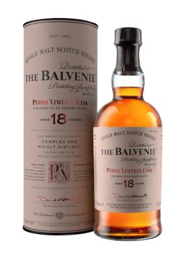 The Balvenie 18 Year Old Pedro Ximénez Sherry Cask Single Malt Scotch Whisky 70c