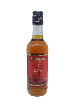 El Dorado Dark Cask Aged 5 Year Old Rum 37.5cl (Flask)
