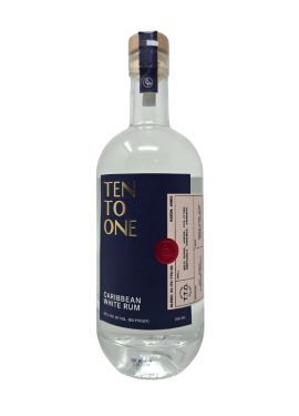 Ten To One Caribbean White Rum 75cl