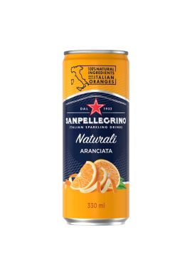 San Pellegrino Naturali Aranciate (Orange) Sparkling Beverage 33cl