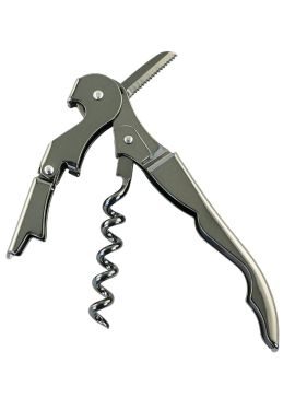 Oenophilia  Duo Lever Cork Screw Stainless Steel