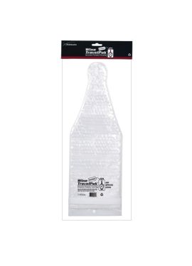 Wine Travelpak Reusable Bottle Protector, Clear