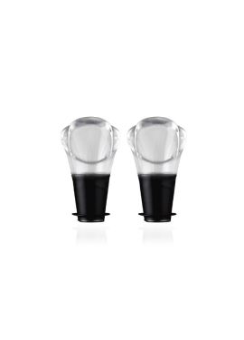 Vacu Vin  Wine Server Crystal Black (Pack of 2)