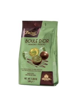 Zaini Boule d’Or Pistachio Cream-Filled Chocolates 144g