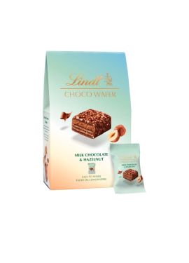 Lindt Chocolate Wafer Milk Chocolate & Hazelnut 135g
