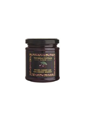 Thursday Cottage Handmade Spiced Cherry Jam with Cherry Brandy 210g