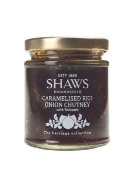 Shaws Carmelised Red Onion Chutney with Balsamic 195g