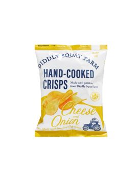 Diddly Squat Cheese & Onion Crisps 40g