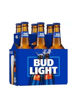 Bud Light Beer 12oz (6 Pack)
