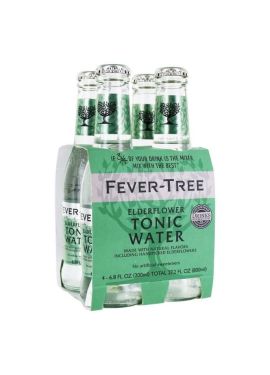 Fever-Tree Elder Flower Tonic Water 20cl (4 Pack)