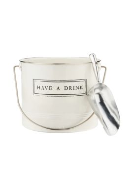 Twine Have A Drink Ice Bucket w/Scoop