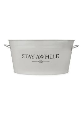 Twine Stay Awhile Metal Drink Tub