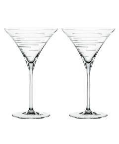 Spiegleau Signature Cocktail Glass Glass Lines (Set of 2)