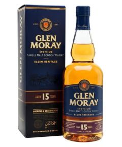 Glen Moray Elgin Heritage 15 Year Old Single Malt Scotch Whisky 70cl