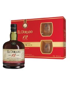 El Dorado  12 Year Old Rum Gift Pack 75cl
