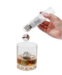 Oeno Ice Cubes Stainless Steel (Set of 4)