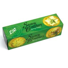 Savory Spring Onion Crackers 5.3oz
