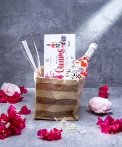 V-Day Santero Love Mini Canvas Basket