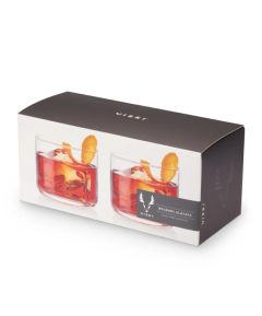 Viski Crystal Negroni Glasses (Set of 2)