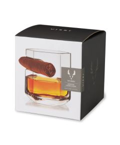 Viski Raye Crystal Cigar Glass