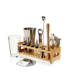 True 14-pc Mixologist Barware Set