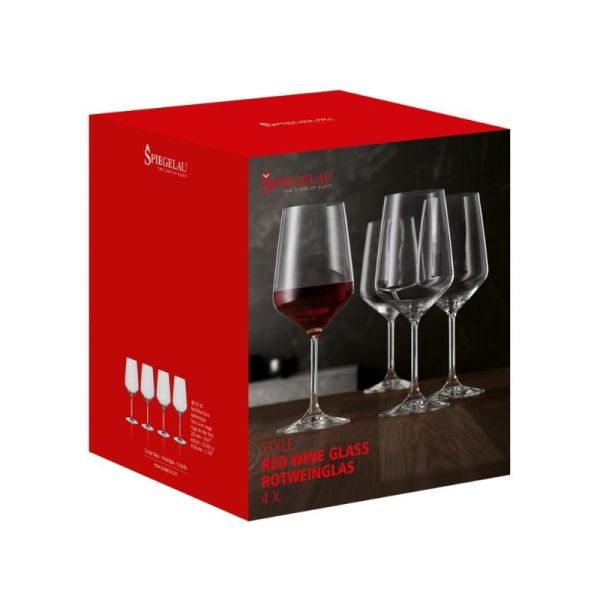 Spiegelau Style Red Wine Water Goblet Glass Set of 4 Buy Wine