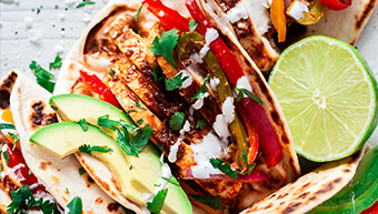 Try this delicious and fun Chicken Fajita recipe