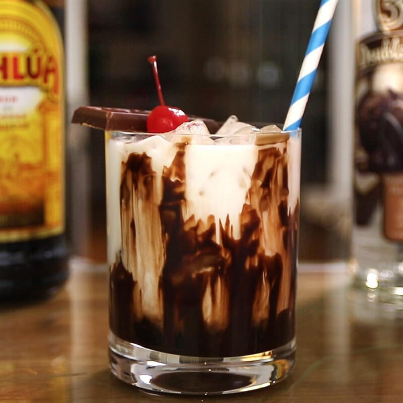 Classic White Russian Cocktail