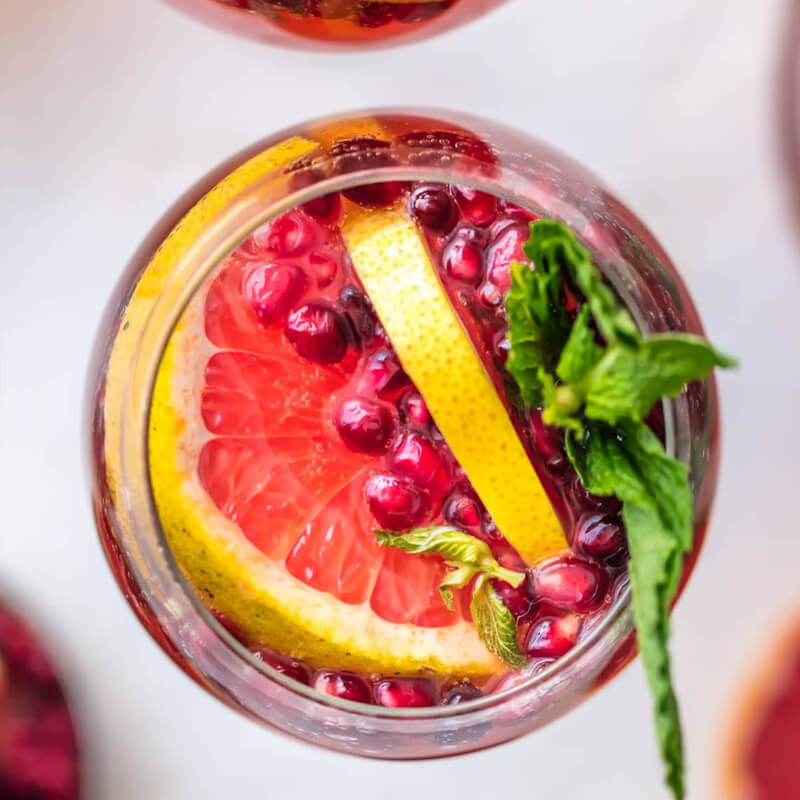 2. Pink Prosecco Sangria